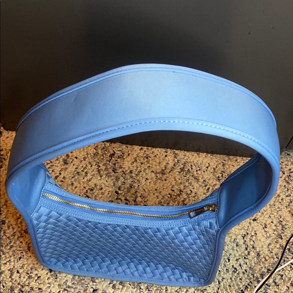 Anthropologie Woven Neoprene Purse Shoulder Bag NWOT - Picture 2 of 6